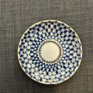 Vintage Lomonosov Porcelain Saucer